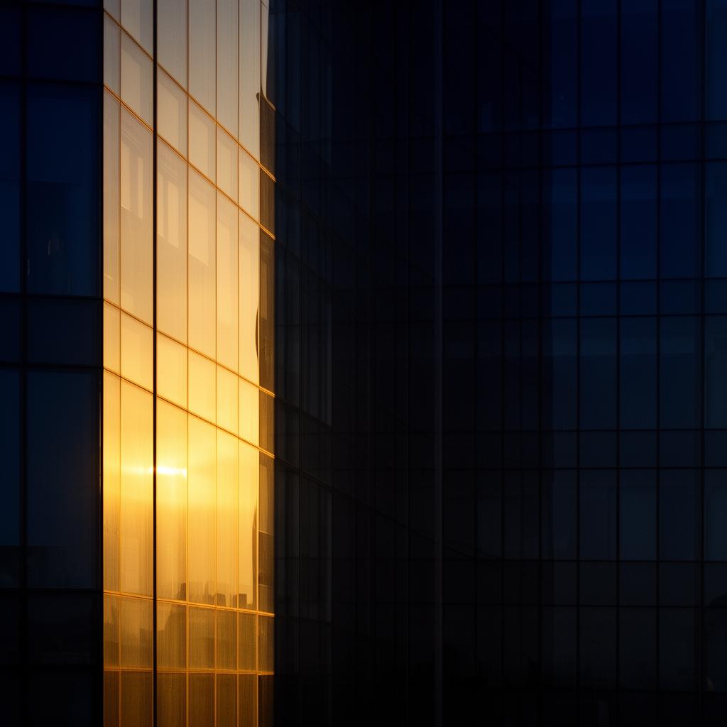 Luce dorata che attraversa un edificio moderno — la visione ZEPHYR